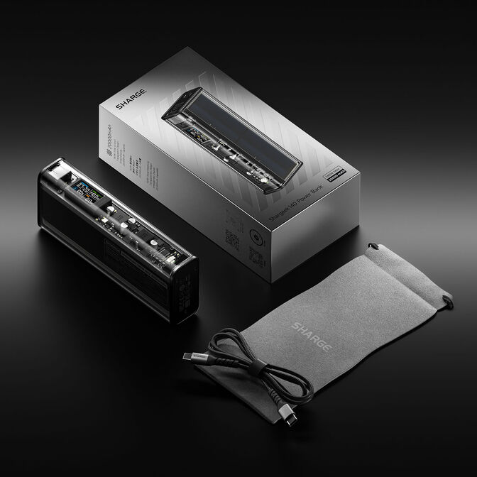 SHARGE Shargeek 140 20000 mah Powerbank - Black image number 21