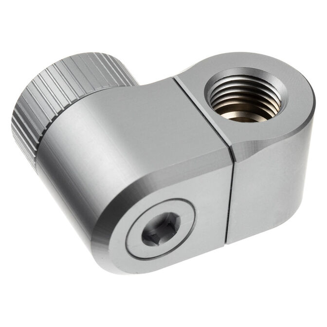 EK Water Blocks EK-Quantum Torque G1/4 inch double extension offset MF 21 - Satin Titanium image number 1