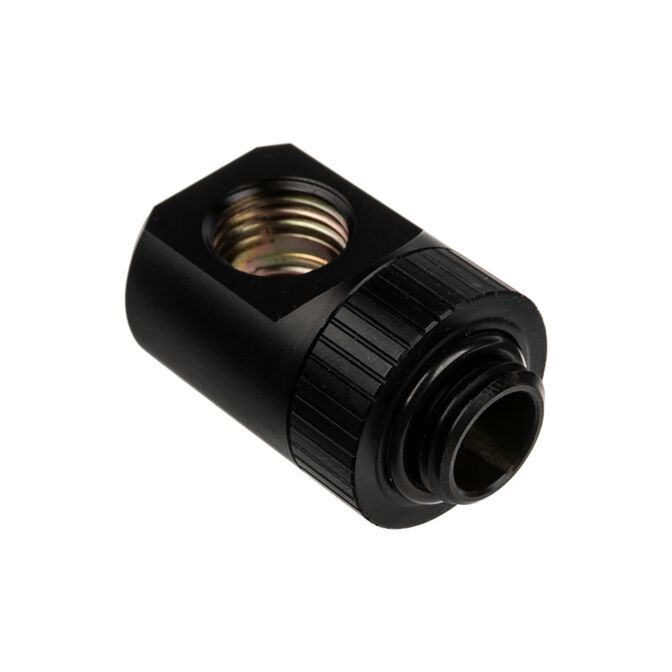 EK Water Blocks EK-Torque Adapter T-Splitter G1/4 Zoll AG auf 2x G1/4 Zoll IG - drehbar, schwarz image number 1