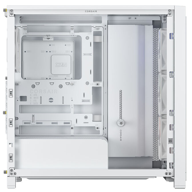Corsair FRAME 4000X RS PC Case, Mid-Tower, E-ATX - 4x RS120 Fans, Black image number 2