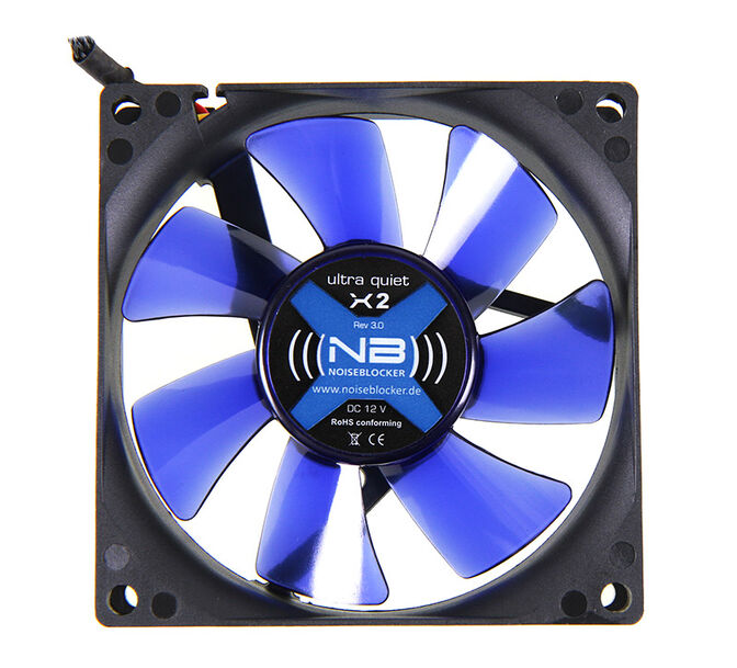 Noiseblocker BlackSilent Fan X2 - 80mm image number 1