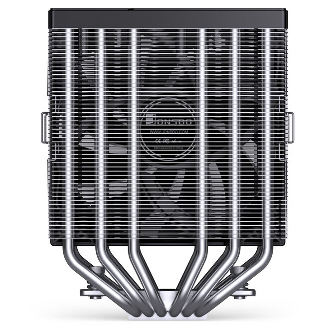 Jonsbo CA80 CPU-K&uuml;hler, Dual-Tower, 2 x 120mm, PWM, RGB - schwarz image number 9