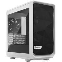 Fractal Design Meshify 2 Mini Micro-ATX Geh&auml;use, Tempered Glass - Wei&szlig;