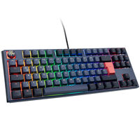 Ducky One 3 Cosmic Blue TKL Gaming Keyboard, RGB LED - MX-Ergo-Clear