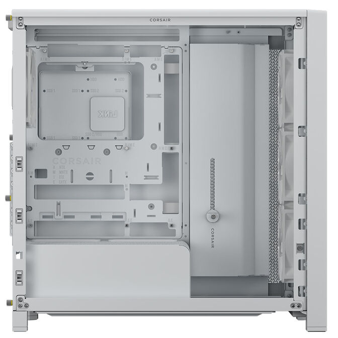 Corsair FRAME 4000D RS Wood PC Case, Mid Tower, E-ATX - Wood, white image number 2