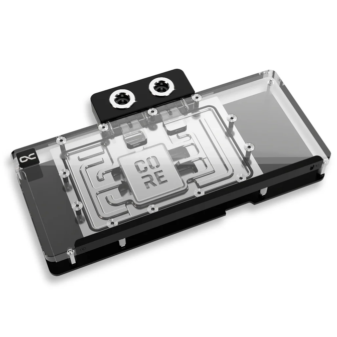 Alphacool Core Geforce RTX 5080/5070 Ti Solid Core GPU Wasserk&uuml;hler, ARGB, mit Backplate - Acryl image number 0
