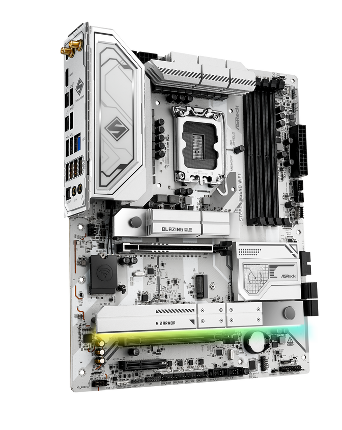 ASRock Z890 Steel Legend WiFi Mainboard, Sockel LGA 1851, Intel Z890, ATX, DDR5 image number 1