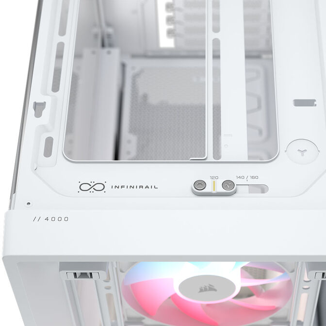 CORSAIR FRAME 4000D LCD RS PC-Geh&auml;use, Midi-Tower, ATX, ARGB, Tempered Glass - wei&szlig; image number 12