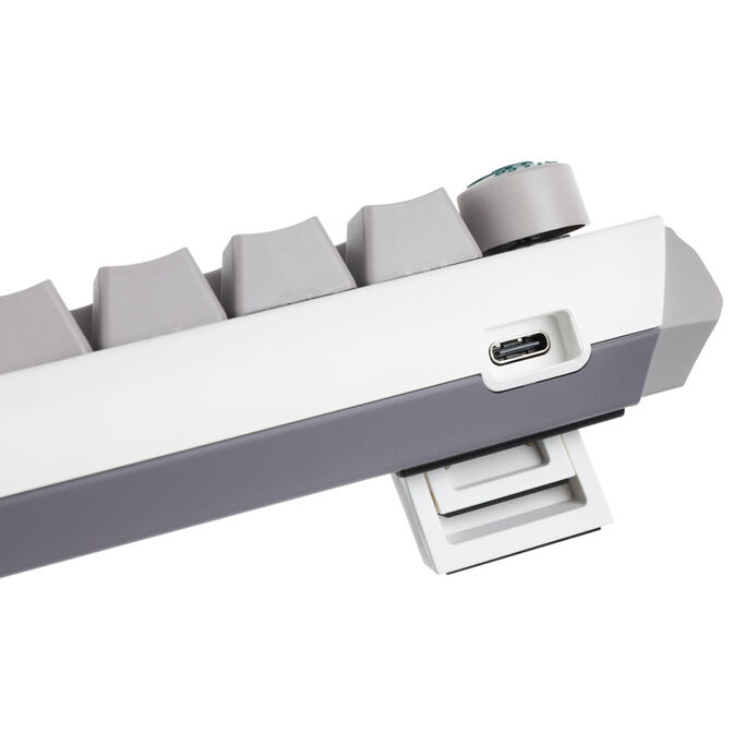 Ducky One 3 Mist Grey SF Gaming Keyboard, RGB LED - MX-Red (US) image number 7
