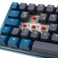 Ducky One 3 Daybreak SF Gaming Keyboard, RGB LED - MX-Red image number null