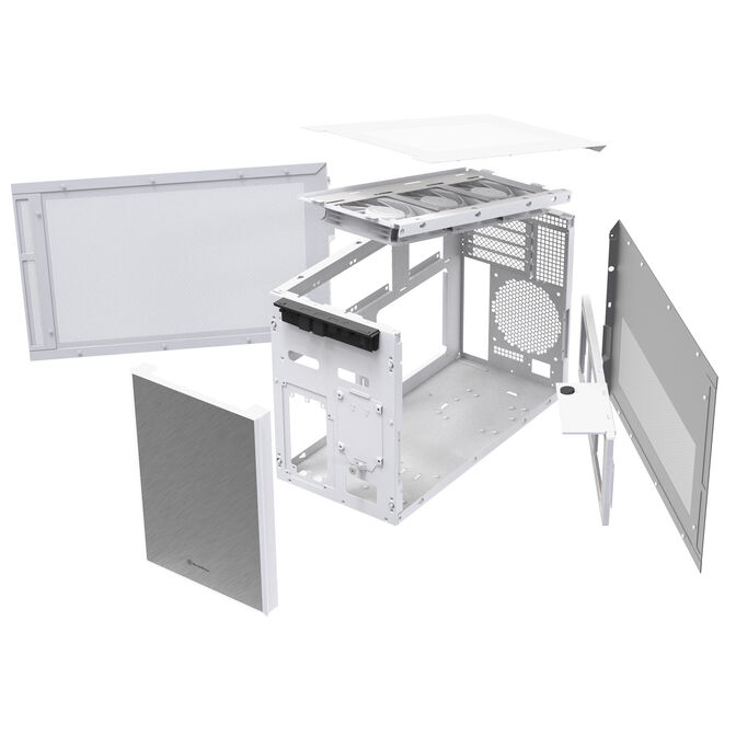 SilverStone SST-SG17W Micro-ATX / Mini ITX Case - white image number 8