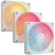 Corsair iCUE Link LX120-R RGB L&uuml;fter, PWM - 3er-Pack, 120mm, wei&szlig; image number null