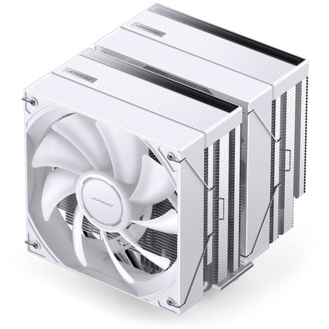 Jonsbo CB80 CPU-K&uuml;hler, Dual-Tower, 2 x 120mm, PWM, RGB - wei&szlig; image number 4