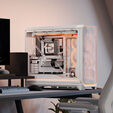 Fractal Design Meshify 3 XL Ambience Pro RGB PC Geh&auml;use - Big-Tower, E-ATX, Tempered Glass - wei&szlig; image number null