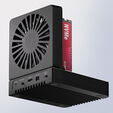 AXAGON ADSA-M2C44 Docking Station, USB4, for M.2 NVMe SSDs - black image number null