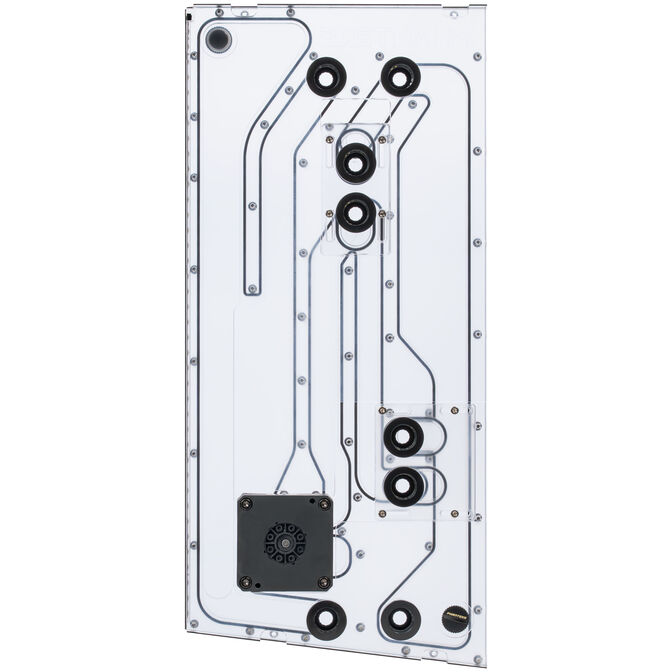 Phanteks Glacier EZ-Fit DIS-NV5 Distro Plate, integrated EZ-Fittings - black image number 6