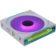 Lian Li UNI FAN SL-INF FLEX Wireless L&uuml;fter, ARGB - Reverse Blade, 120mm, wei&szlig;, 3er-Pack mit Controller image number null