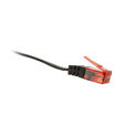 InLine 0,5m Patchkabel flach, U/UTP, Cat.6 - schwarz image number null