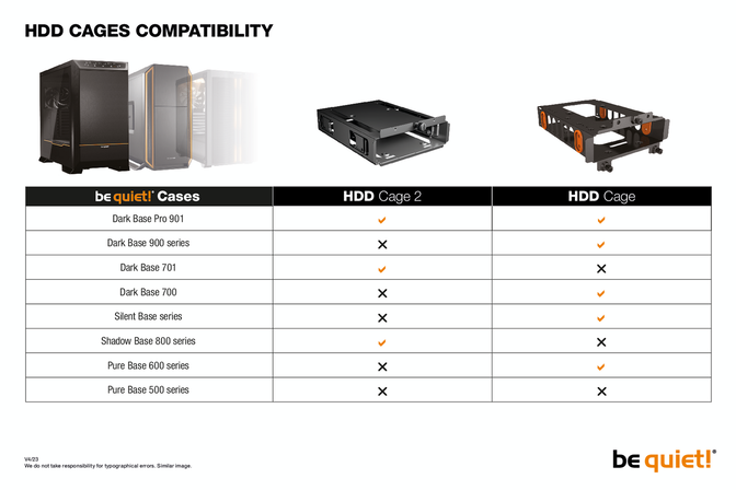 be quiet! HDD Cage 2 - schwarz image number 3