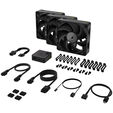 Corsair iCUE LINK RX120 MAX Series, PWM L&uuml;fter, 3er Pack - 120mm, schwarz image number null
