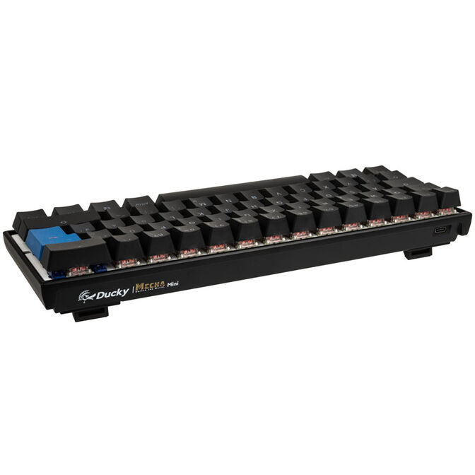 Ducky Mecha Mini Gaming Keyboard, MX-Red, RGB-LED - black image number 2