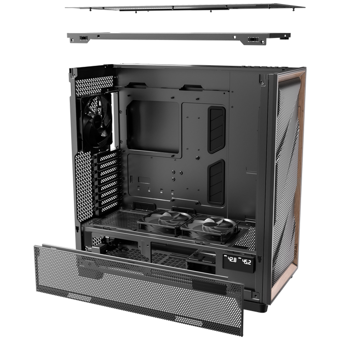 Antec Flux Pro PC-Geh&auml;use, Full-Tower, E-ATX, Tempered Glass &ndash; Schwarz image number 20