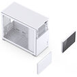 Jonsbo D31 Screen Micro-ATX Case, Tempered Glass - white image number null