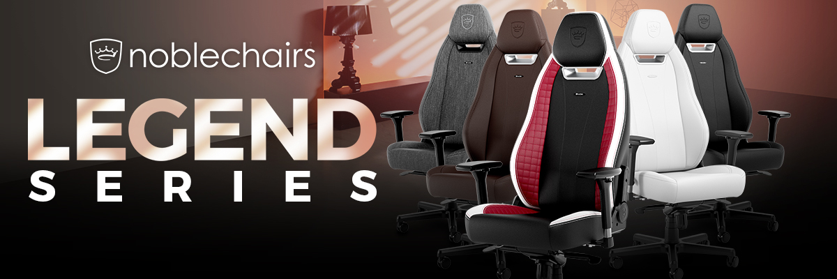 noblechairs LEGEND Gaming Stuhl - Schwarz/Rot/Weiß