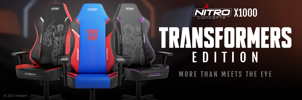 Nitro Concepts X1000 Gaming Stuhl - Transformers Optimus Prime Edition